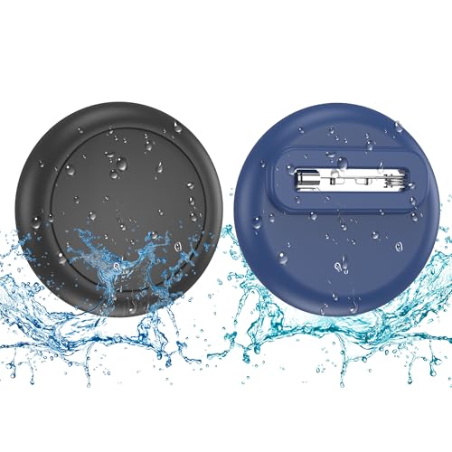 Image of for AirTag Holder for Kids, Compatible with Apple AirTag 1 & 2nd Gen, 2-Pack Waterproof Hidden Air Tagholder with Safety Pin Discreet Toddler Airtag Clip for Clothing, Backpack & Dog Collar