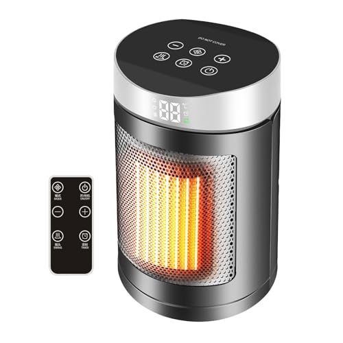YAOPIU Calefactor Ventilador - Ventilador Portátil De Escritorio Con 6 Modos Ajustables | Eléctrico Silencioso Mini Con Protección Por Voltaje Y Sobrecálculo Para,Hogar Dormitorio Interior