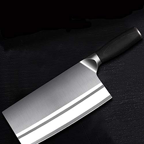 MAYiT Meat Cleaver Knife, Professional Kitchen Knife 9Cr18 Stainless Steel Kitchen Knife Chopper Slicer for Hotel House Cooking Cleaver Tool