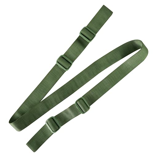 BLUCOLLAR TACTICAL 2 Point Rifle Sling Patriot Model OD Green Gun Sling (100% USA Made) 1.25â€ Tube Nylon Webbing for Added Comfort. Simple Two Point Rifle Sling. Attaches Directly to Rifle Or Swivel