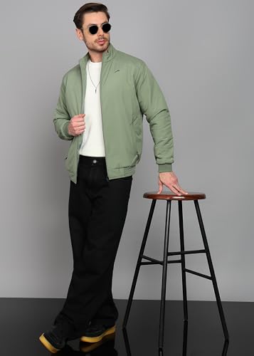 Image of ELLIPSE Nylon Full Sleeve Oversized Men's Winter Jacket | Winter Wear Oversized Jacket For Men's