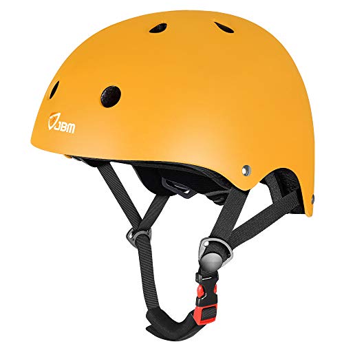 JBM Skateboard Helmet Impact Resistance Ventilation for Multi-Sports Cycling Skateboarding Scooter Roller Skate Inline Skating Longboard