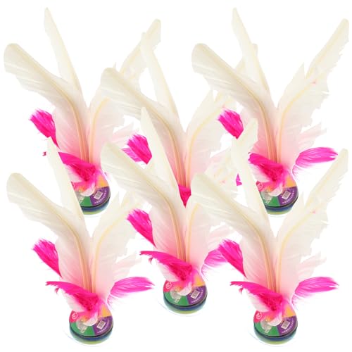 SKISUNO 6Stücke Kickball Federball Spielzeug