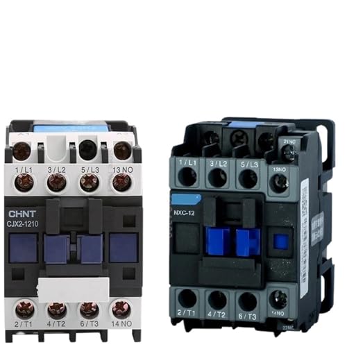 Contacteur CJX2-1210 1NO LC1-D rail DIN 12A commande basse tension bobine AC 36V