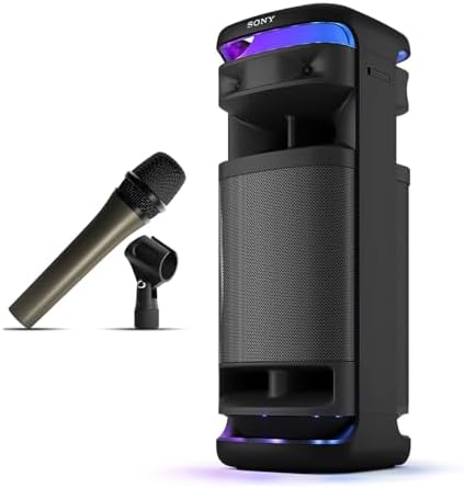 Sony ULT Tower 10 Party Speaker (Black) Bundle with Wired Unidire...