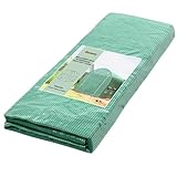 Outsunny 3 x 2 x 2m Polytunnel Greenhouse Replacement Cover ONLY Winter Garden Plant PE Cover for Tunnel Walk-in Greenhouse with Roll-up Windows Door Outdoor, Green