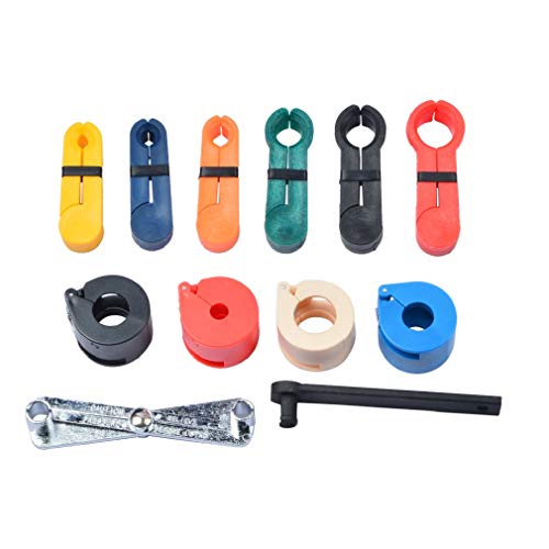 Prokomon 22pcs Master Quick Disconnect Tool Kit for Automotive AC Fuel Line and Transmission Oil Cooler Line, Includes Scissor Type Remover, Compatible with Most Ford Chevy GM Models