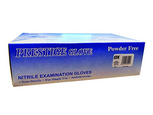 Guantes de nitrilo pequeños desechables que protegen las manos sensibles, pack de 100 3