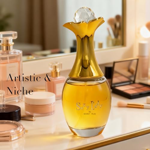 Image of AFLUXE SEXY LADY-SECRET PLUS EDP Perfume for Women, Grapefruit & Jasmine Scent, Long Lasting Floral Fragrance, Cologne for Daily Use, 3.4 Fl Oz
