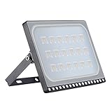 Viugreum 100W LED Flood Light Outdoor, 3000K Warm White 8000LM Super Bright Outdoor Security Lights,...
