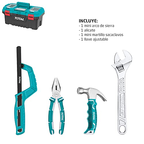 Boîte de 32 outils complets avec arc de scie et pinces