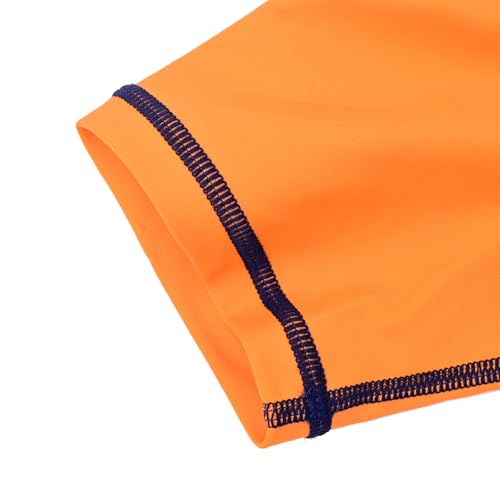 Image of karrack Girls and Boys One Piece Rash Guard Swimsuit Kid Water Sport Short Swimsuit UPF 50+ Sun Protection Bathing Suits