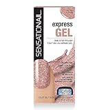 Sensationail Express Gel Nail Polish – All Day Rosé | One-Step, No Dry Time, Long-Lasting, Chip-Resistant, Smudge-Proof, LED Cured Gel Polish, High-Shine Finish – 0.25 fl oz