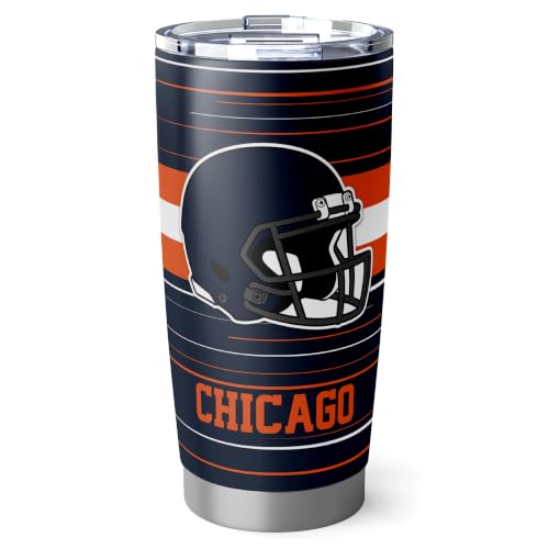 Image of Chicago Tumbler 20oz Travel Mug Gifts Custom Name Number