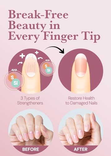 Image of ohora Gel Nail Care (Pro Nail Strengthener) - Corrects Nail Texture, Easy to Use & Easy to Remove for Semi Cured Gel Nail Strip Application - Professional Salon-Quality for Healthy, Strong Nails
