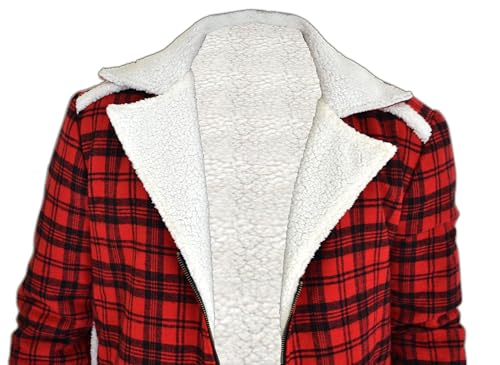 Ryan Reynolds Red Shearling Deadpool Jacket4