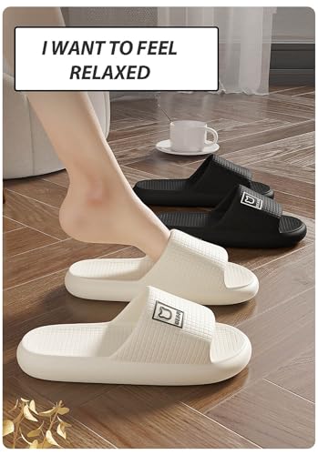 Clouds Slides Pillow Sandals Slippers for Women Lightweight Shower Home Shoes Quick Drying Non Slip Thick Sole4