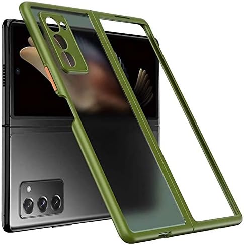 Miimall Compatible with Samsung Galaxy Z Fold 2 Case, Hinge Protection Hard PC Cover with Magnetic Kickstand Ultra Slim Anti-Drop Anti-Scratch Cover for Galaxy Z Fold 2-Black