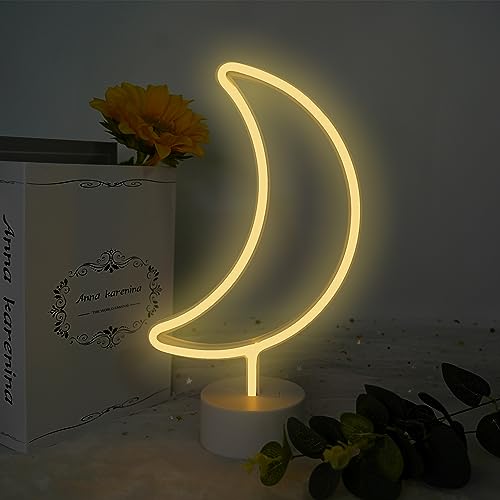 【LED acrilico + strisce di silicone + ABS】 L'insegna luminosa al neon a LED utilizza a bassa tensione, risparmia elettricità e la luce al neon del fulmine non si surriscalda. Le nostre insegne luminose al neon per camera da letto sono realizzate con luci a strisce LED in silicone flessibile e acrilico, nessun rischio di rottura del vetro o perdita di materiali pericolosi.