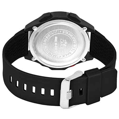 Image of Shocknshop Multifunctional Black Digital Dial Watch for Men and Boys -W30