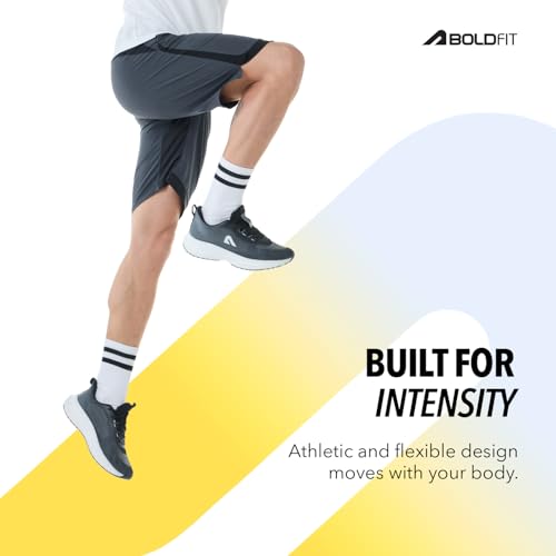 Image of Boldfit Shorts Pant for Men, Breathable, Quick Dry, Lightweight Gym Shorts for Men Workout with Pockets Sports Shorts for Man