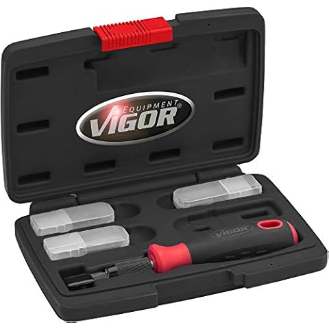 ViGOR V6030 Schaber-Satz | 16-teiliges Set mit verschieden breiten Klingen inkl. Ersatzklingen| Werkzeug zum Entfernen von Plaketten, Aufklebern, Vignetten oder in Küche und Haushalt Cover