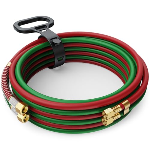 ARCCAPTAIN Grade T Oxygen Acetylene Hose, 1/4