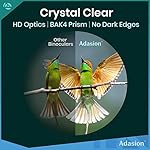 12x42 HD Binoculars for Adults High Powered with Phone Adapter and Tripod, Super Bright BAK4 Prism Waterproof Binoculars for Bird Watching Hunting Hiking Safari Travel Sports - Image 2