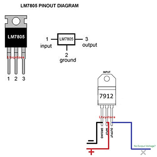 Transistor Kit, 3 Pin Terminal Postive & Negative Voltage Regulator IC