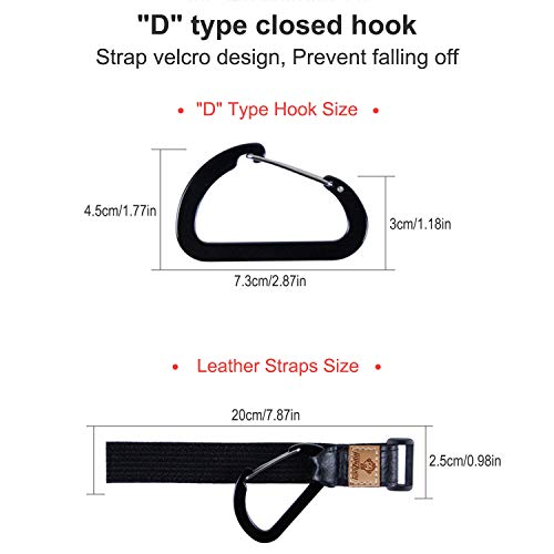 HONZUEN Ganci per Passeggino Universale, Gancio