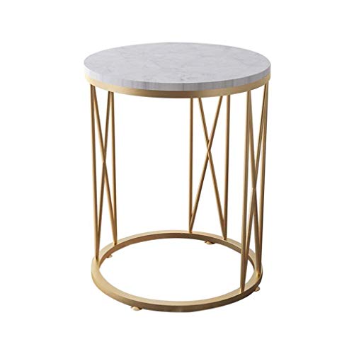 HTLLT Storage Table Indoor Sofa Table Artificial Marble Modern Coffee