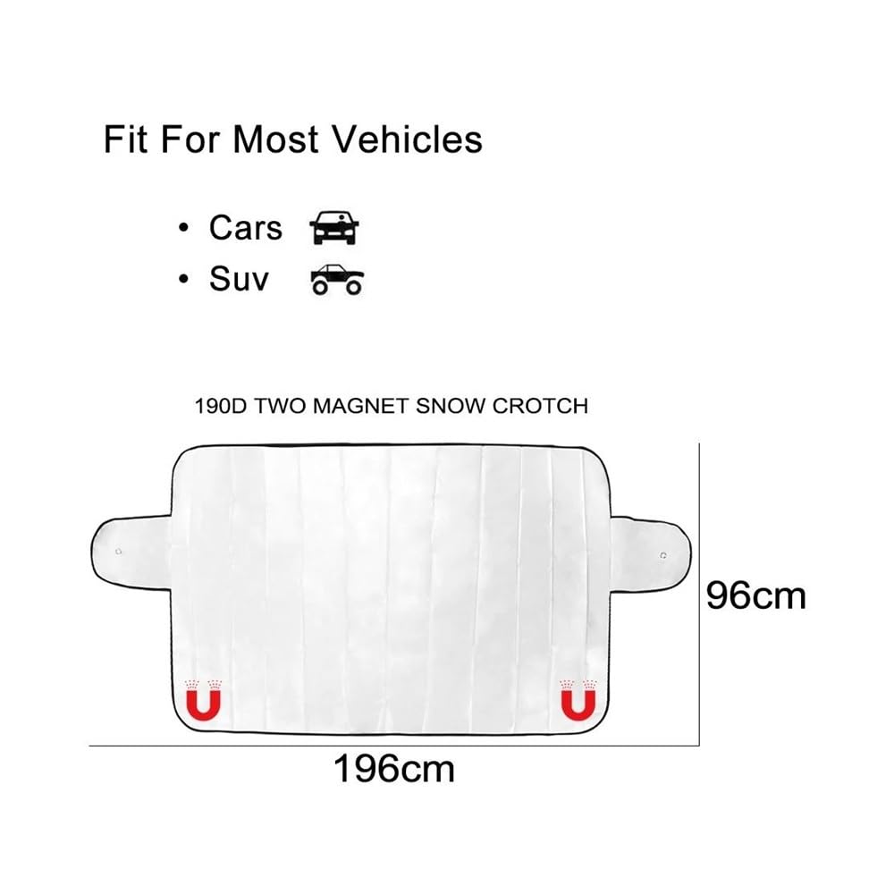 Couverture Pare-Brise Voiture Couverture Universelle De Pare-soleil Pare-brise De Voiture Couverture De Neige De Pare-brise Avant Accessoires Automobiles Pour Ford Pour Focus Bache Pare-Brise