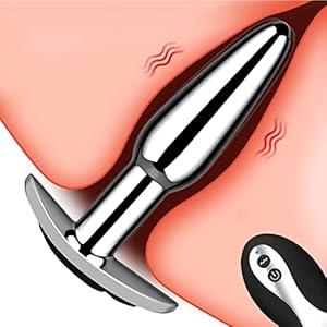 TDLPlus Anal Vibrator Metall Buttplug mit Fernbedienung