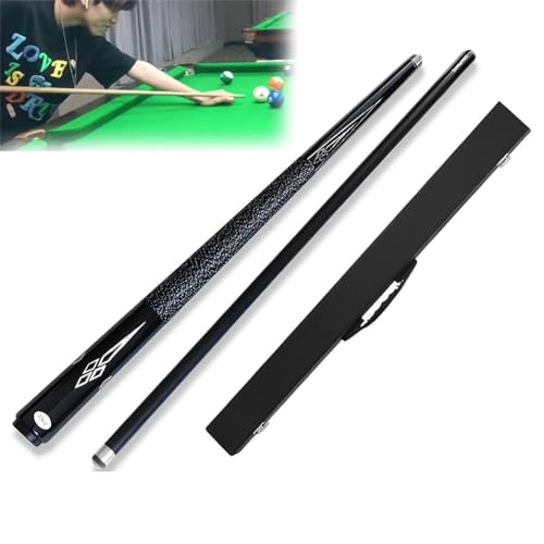 Palo para taco de billar de 58 pulgadas, taco de billar de madera de arce de fibra de carbono articulado de 1/2, taco de billar profesional hecho a mano con caja, 10 mm/11,5 mm/13 mm para elegir,