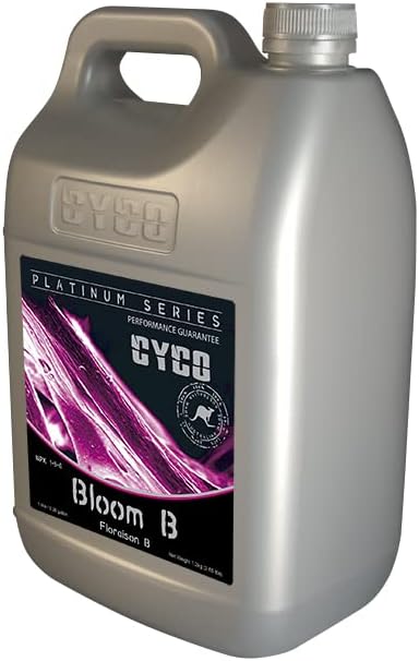 Cyco Bloom B, Liquid Nutrient for Hydroponic Plants, 1-5-6, 5 Liters (HGC760715)