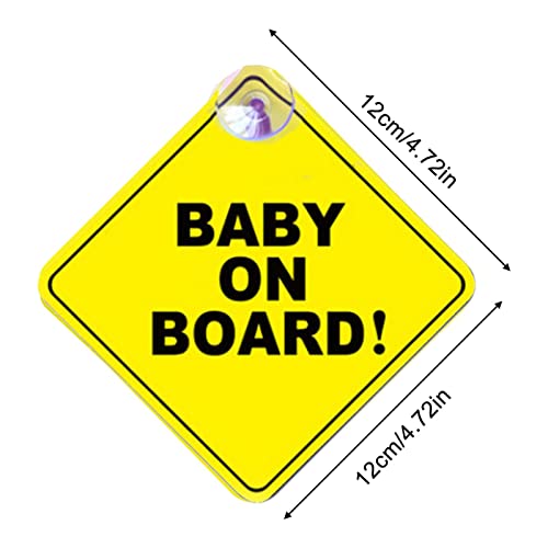 bebê a bordo adesivo,Decalques reflexivos do carro do sinal de segurança do bebê - Criança em adesiv