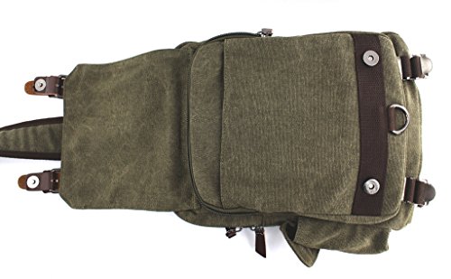 jiao miao canvas shoulder backpack