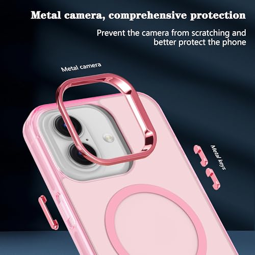 Coque iPhone Plus rose premium fine et transparente haute résistance Magsafe - 7