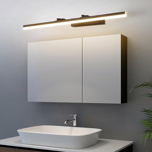 Lámpara de pared cromada para baño e interiores con brazo móvil y tono ajustable de lectura 7