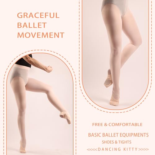 Women Ballet Shoes, Split Sole Stretch Canvas Ballet Slippers, Ballerina Men Shoes4