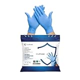 MULTIUSOS: Los guantes de nitrilo OneProtek están certificados para el contacto con alimentos y la protección contra productos químicos (EN 374-1). Estos guantes desechables son aliados versátiles de uso diario, tanto para la limpieza como para trabajos pequeños (no protegen de cortes)