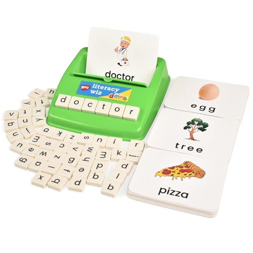 BOHS Literacy Wiz Fun Game - See and Hide Spell - Lower Case Flash Cards - Preschool...