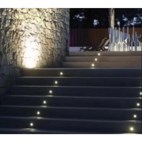 Kit 25 Balizadores Blindado Piso Led Solo Embutir 3w Ip67 Bivolt