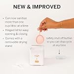 Pixie Menstrual Cup Steam Cleaner - Wash Your Cup + Kill 99.9% of Germs with Cleanser Steam for Feminine Care - 3 Minutes and Your Period Cup is Sterile! Automatic Shut Off - FSA Eligible (White) - Image 2