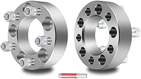 ECCPP 5x114.3 Wheel Spacers 5 Lug 5x4.5 to 5x4.5 5x114.3mm 1.5" 82.5mm CB with 1/2x20 Studs Wheel Spacer Fit for Mustang Ranger Explorer Edge Crown Victoria for Wrangler Liberty Cherokee Comanche