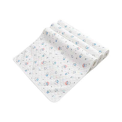 (ケヤカ) Keyaka おねしょシーツ おむつ替えシート 2枚/3枚組 45*35 50*70 ベビーマット コンパクト おむつ取替えマット 綿 ポリエステル 大きめ 防水 通気 洗濯可能 おむつ ベビー 外出 新生児 赤ちゃん 出産用