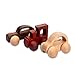 Wooden Rattle Toy Baby Wooden Car Baby Toddler Toy Preschool Education Car Toy 3PCS Newborn Gift