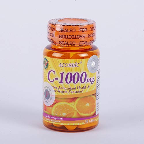30 Pills Acorbic C 1000 Mg Vittamin C Supplement...