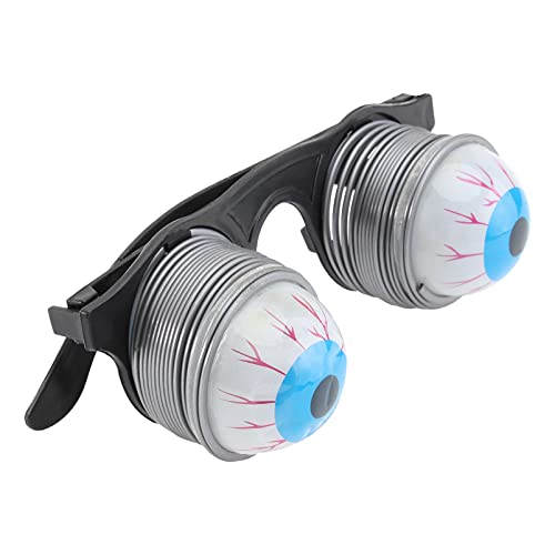 Mens Glasses Eyeball Glasses with Dropping Eyeballs Droopy Eye Glasses Drooping Eyes Spring Glasses Halloween Costume Accessories Disguise Glasses Gru Costume