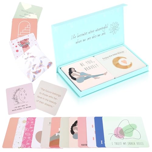 Affirmation Cards - Daily Motivational and Inspirational Cards for Women,